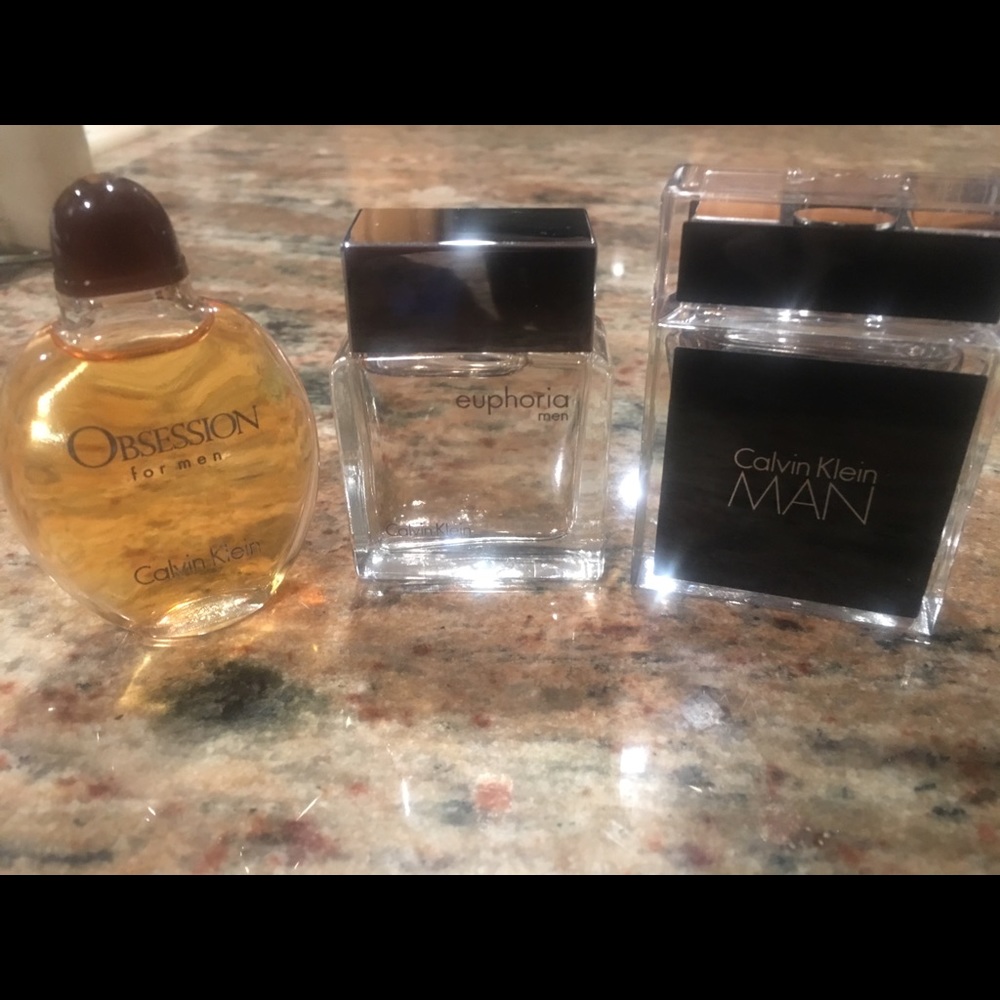 New Calvin Klein men’s cologne miniatures